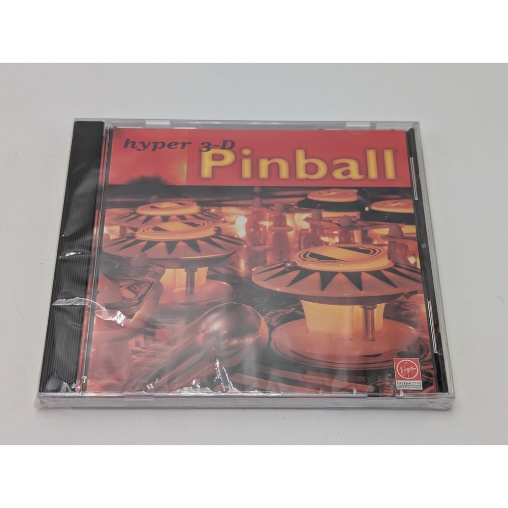 Virgin Interactive hyper 3-D Pinball Sealed  CD Arts & Culture PC Game